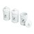 CJ 3 POTES DE PORCELANA SWEET HOME 150ml - Imagem 7