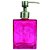 PORTA SABONETE LIQUIDO DE VIDRO PURE SOAP PINK - Imagem 1