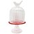 PRATO PARA DOCE VIDRO COM SUPORTE BIRD ON THE DOME - Imagem 1