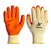 Luva de Segurança de Poliester com Latex Orangeflex - Kalipso - Imagem 1