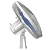 Ventilador De Mesa 6 Pás Super Power Vsp-30-w Mondial Branco Cor Das Pás Branco/azul Escuro 127v - Imagem 2