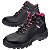 Botina de Segurança Feminina Epi Marluvas 50b22 Rosa Pvc - Imagem 1