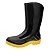 Bota de PVC Vulcaflex Marluvas Antiderrapante 110VFLEX Preta Soldado Amarelo CA42291 - Imagem 1