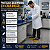 Bota Galocha PVC All Work Solado Amarelo Impermeável CA48259 - Imagem 8