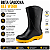 Bota Galocha PVC All Work Solado Amarelo Impermeável CA48259 - Imagem 2