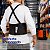 Cinta Ergonômica Black Belt Comfort Volk Tamanho G - Imagem 2