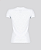 Blusa feminina básica flamê manga curta decote v branca - Imagem 5