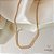 Colar Chocker Veneziana Dupla Banhado Ouro 18k - Imagem 3