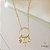 Colar Patua Cruz Banhado Ouro 18k - Imagem 3