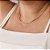 Colar Chocker Riviera Rose Laser Banhado Ouro 18k - Imagem 2