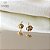 Brincos Dog Lovers Banhado Ouro 18k - Imagem 1