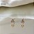 Brincos Cacho Banhado Ouro 18k - Imagem 1