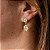 Brincos Flores Luxo Banhado Ouro 18k - Imagem 2