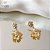 Brincos Flores Luxo Banhado Ouro 18k - Imagem 3