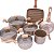 Conjunto 7 Panelas Sartin Cook Mimo Style - Imagem 3