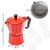 CAFETEIRA ITALIANA PARA 03 CAFES VERMELHA DASSHAUS - Imagem 3