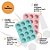 ASSADEIRA FORMA BOLO CUPCAKE REDONDA SILICONE CORES SORTIDAS - Imagem 2
