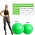 Bola de pilates 65cm verde para fisioterapia e alongamentos - Imagem 5