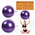 Bola Pilates Roxo 65cm Dasshaus Anti-Estouro 200kg - Imagem 3
