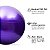 Bola de pilates roxa com 65cm antiderrapante e resistente - Imagem 2