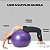 Bola de pilates roxa com 65cm antiderrapante e resistente - Imagem 3