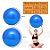 Bola Pilates Azul 65cm Dasshaus Anti-Estouro 200kg - Imagem 3