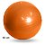 Bola de pilates com 65cm de diâmetro na cor laranja dasshaus - Imagem 1