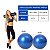 Bola funcional ginástica azul yoga pilates 75cm resistente - Imagem 6
