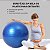 Bola funcional ginástica azul yoga pilates 75cm resistente - Imagem 5