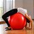 Bola Pilates Vermelho 65cm Dasshaus Anti-Estouro 200kg - Imagem 5