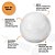 Bola de Pillates 65cm Transparente - Imagem 2