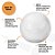 Bola Fitness Transparente 75cm para Pilates e Exercícios - Imagem 2