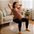Bola Fitness Transparente 75cm para Pilates e Exercícios - Imagem 7