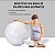 Kit Bola Suiça Pilates Transparente 65cm Dasshaus com Bomba - Imagem 8