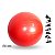 Kit Bola De Pilates Vermelha 65 Cm mais Bomba de Ar Dasshaus - Imagem 2