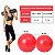 Kit Bola De Pilates Vermelha 65 Cm mais Bomba de Ar Dasshaus - Imagem 6