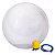 Kit Bola Fitness Para Pilates 75cm Transparente Com Bomba - Imagem 1