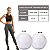 Kit Bola Fitness Para Pilates 75cm Transparente Com Bomba - Imagem 3