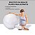 Kit Bola Fitness Para Pilates 75cm Transparente Com Bomba - Imagem 6