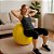Bola Pilates Amarela 75cm Dasshaus Anti-Estouro 200kg - Imagem 7