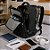 Mochila Expansível 30-42L Impermeável USB Viagem Escola - Imagem 5