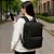 Mochila Expansível 30-42L Impermeável USB Viagem Escola - Imagem 7