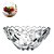 Fruteira Vulcan Vidro Mesa Jantar Design Moderno Sofisticado - Imagem 1