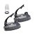 Kit 2 Tampas Fliptop Compativel Nutribullet 530 940ml Cinza - Imagem 1