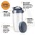 Kit Copo 940ml e Tampas Vedação Compatível com Nutribullet - Imagem 2