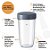Kit Copo 940ml e Tampa de Vedação Compatível com Nutribullet - Imagem 2