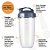 Kit Copo 940ml e Tampa Fliptop Compatível com Nutribullet - Imagem 2