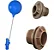 Kit Boia Tigre P/ Caixa D' Àgua + Flange 50mm + Flange 25mm - Imagem 1