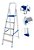 Escada Aluminio 04 Degraus - Imagem 1