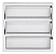 Vitro 60x60 - Aluminio Branco - Modelo Janela Basculante - Imagem 1
